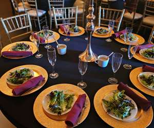 Table setting for a special event