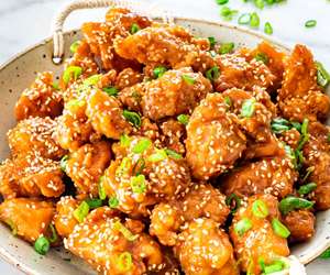 sesame chicken bites